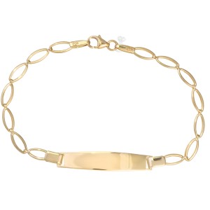 Παιδική ταυτότητα χρυσή 14K BR0237